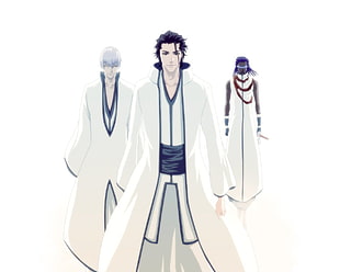 Bleach Characters illustrationk HD wallpaper
