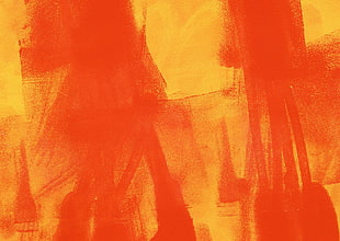 orange and yellow abstract painting