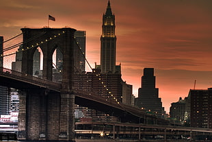Brooklyn Bridge in New York HD wallpaper