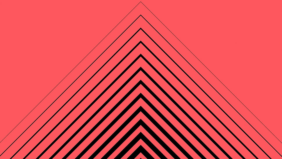 minimalism, triangle, geometry HD wallpaper