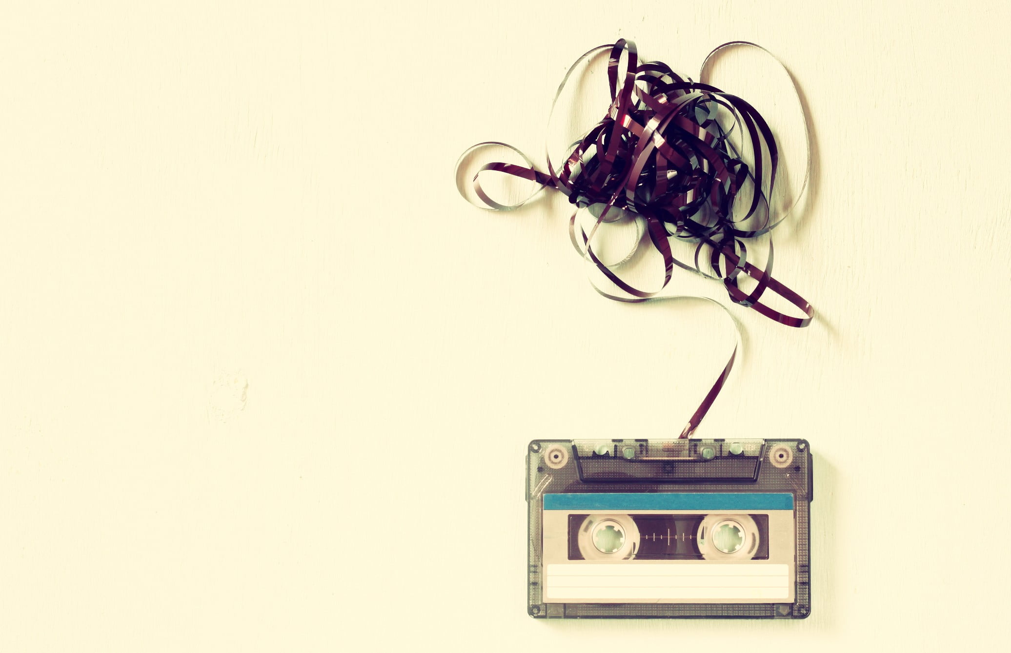 black cassette tape, music, tape, cassette