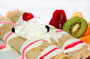 flatbread with icing toppings HD wallpaper