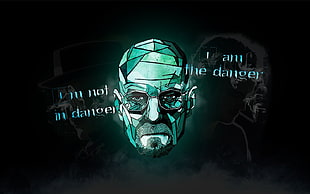 man face illustration with text overlay, Digital Playground, fantasy art, dangerous, Breaking Bad HD wallpaper
