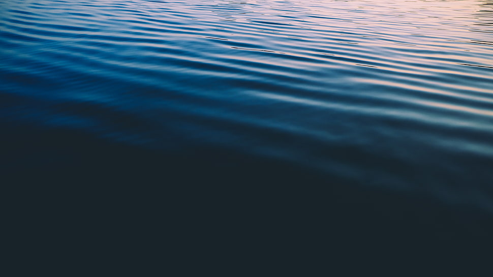 blue water, Sea, Water, Surface HD wallpaper