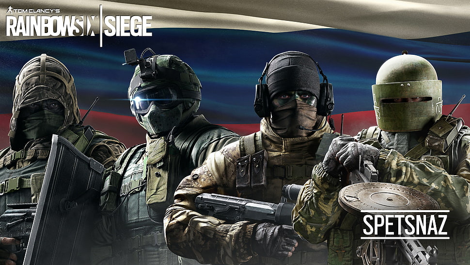 Tom Clancy's Rainbow Six Siege game digital wallpaper, video games, Rainbow Six: Siege, Spetsnaz HD wallpaper
