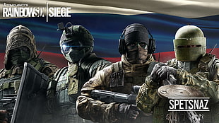 Tom Clancy's Rainbow Six Siege game digital wallpaper, video games, Rainbow Six: Siege, Spetsnaz