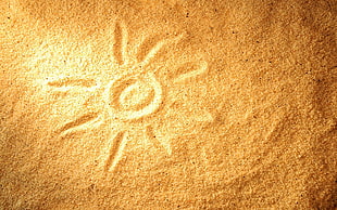 sun sand art