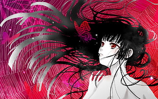 Rea Sanka illustration, Jigoku Shoujo, Enma Ai HD wallpaper