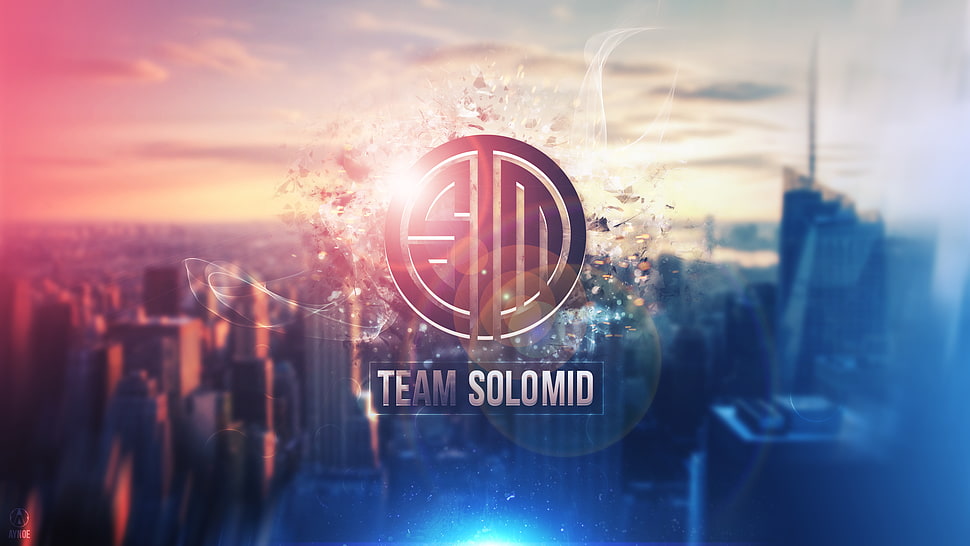 Team Solomid logo, Team Solomid, League of Legends, e-sports HD wallpaper