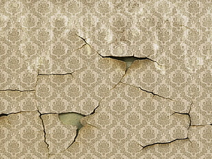cracked beige adhesive wall paper HD wallpaper