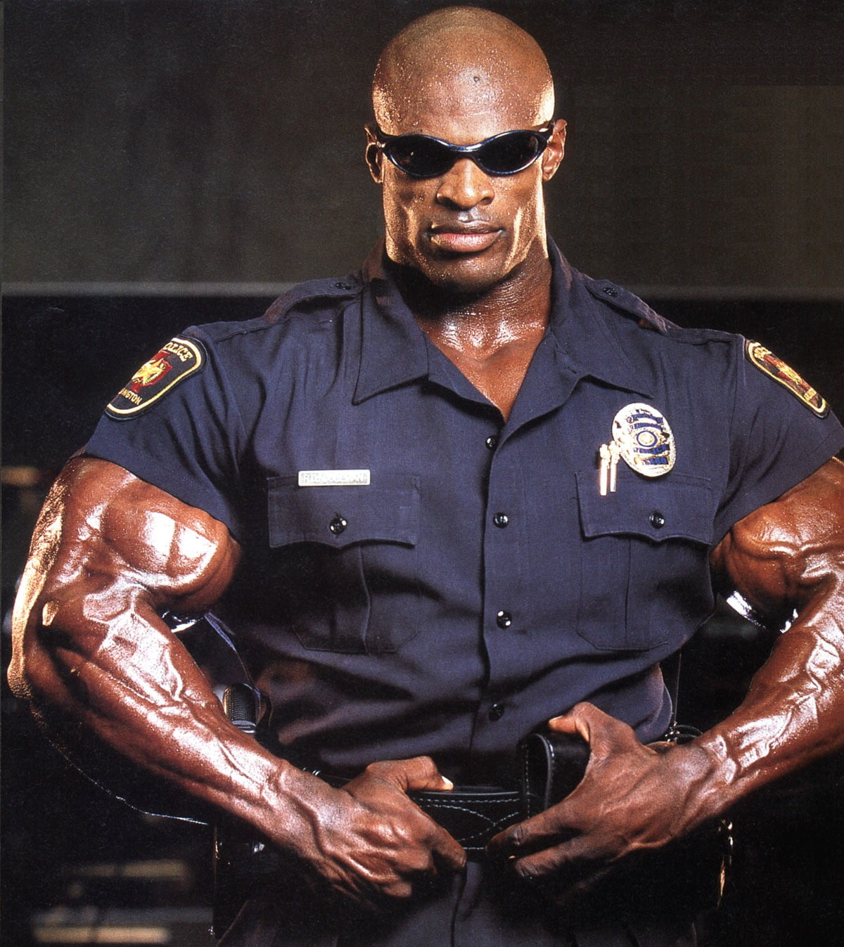 casualties In front of you Hostile Men's blue officer's uniform, men, police, Ronnie Coleman HD wallpaper |  Wallpaper Flare