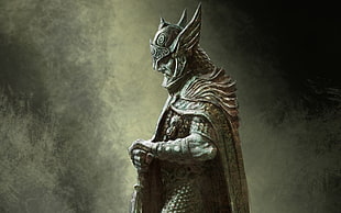 Ragnar Viking illustration HD wallpaper