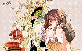 Seven Deadly Sins anime, Nanatsu no Taizai, Fairy King Harlequin, Diane (Sin of Envy)