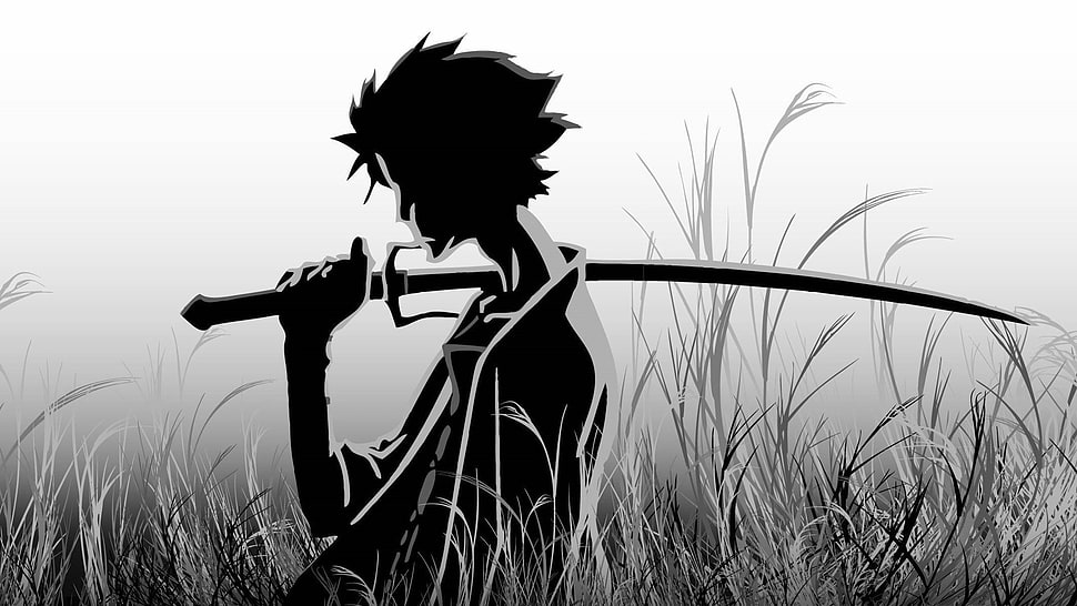 samurai character illustration, Samurai Champloo, Mugen HD wallpaper
