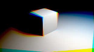 Cube,  Light,  Shadow,  Bright HD wallpaper