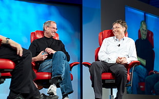 Steve Jobs and Bill Gates, Bill Gates, Steve Jobs HD wallpaper