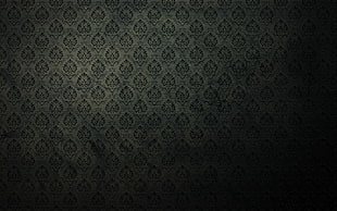 grey floral textile HD wallpaper