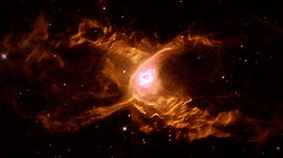 solar flare, Red Spider Nebula, space, nebula, NASA