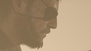men's black eye patch, Metal Gear Solid V: The Phantom Pain, Metal Gear, video games, Venom Snake HD wallpaper