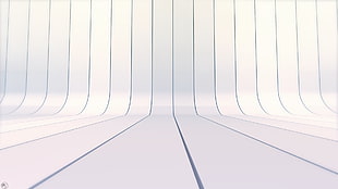 white surface, abstract, 3D, lines, bright