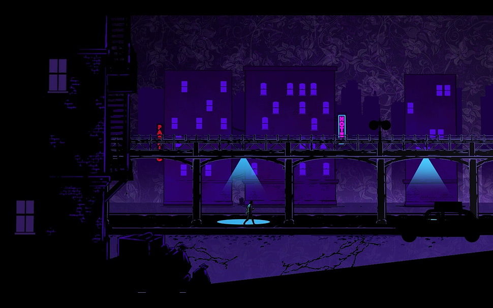 black and purple laptop computer, The Wolf Among Us HD wallpaper