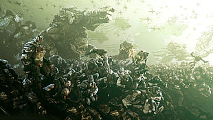 game illustration, Gears of War, video games