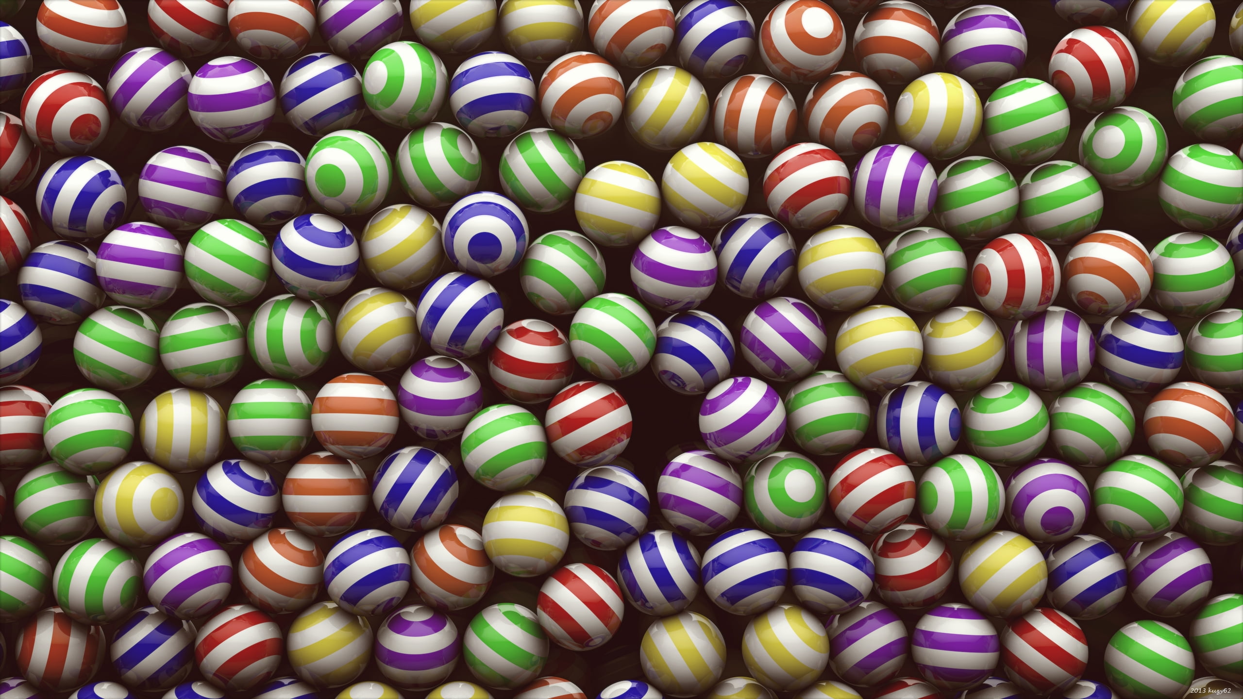 assorted color ball lot