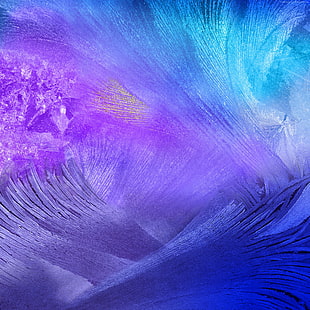 purple and blue digital wallpaper