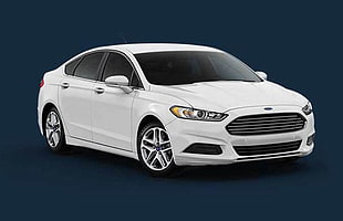 white Ford Focus HD wallpaper
