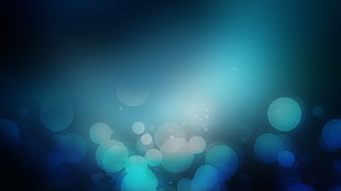 blue bubbles HD wallpaper