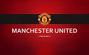 Manchester United logo, Manchester United , soccer clubs, Premier League, typography