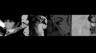 comic strip collage, Cowboy Bebop, anime