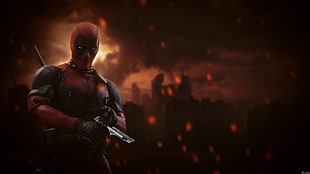 Deadpool digital wallpaper