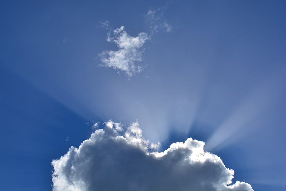 white clouds during daytime HD wallpaper