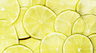 sliced lemon HD wallpaper