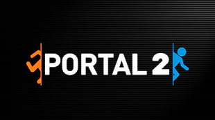black background with text overlay, Portal 2, video games, Valve, simple HD wallpaper