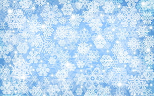 snow flakes HD wallpaper