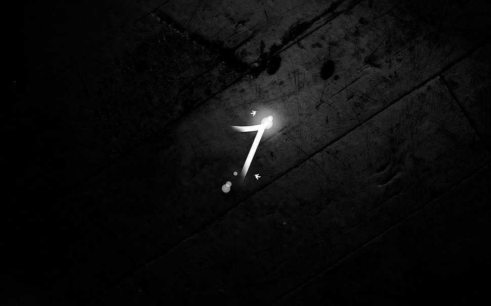 Windows 7,  Black white,  Light HD wallpaper