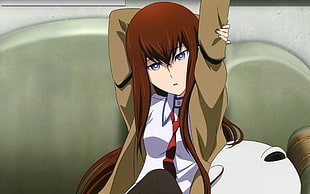 brown hair girl anime character