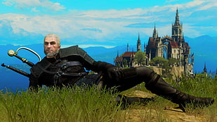 Witcher game application, Geralt of Rivia, The Witcher 3: Wild Hunt, screen shot, video games HD wallpaper