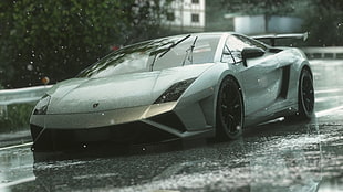 gray Lamborghini sports car, Driveclub, Lamborghini, car