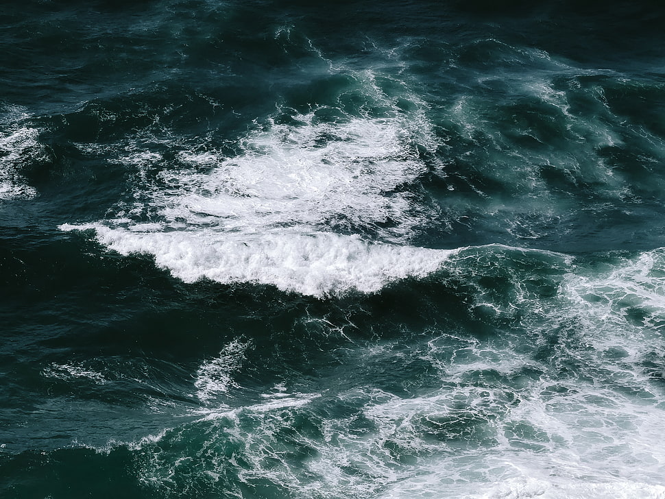 body of water, Sea, Foam, Surf HD wallpaper