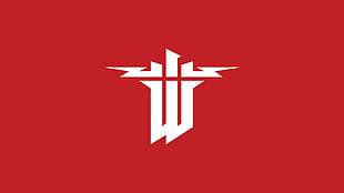 white w logo, Wolfenstein, Wolfenstein: The New Order, Wolfenstein II: The New Colossus HD wallpaper