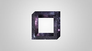 square black rack, abstract