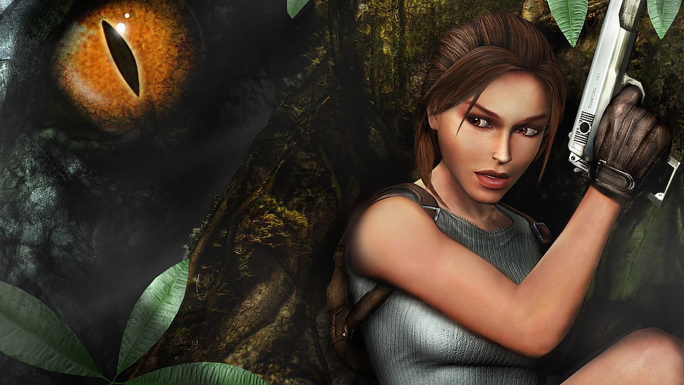 Lara Croft Tomb Raider graphic wallpaper, Lara Croft, Tomb Raider HD wallpaper