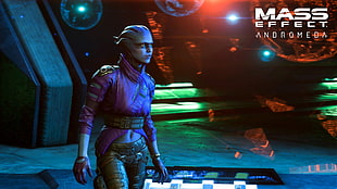 Mass Effect Andromeda character HD wallpaper