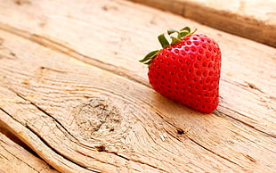 strawberry selected focus HD wallpaper