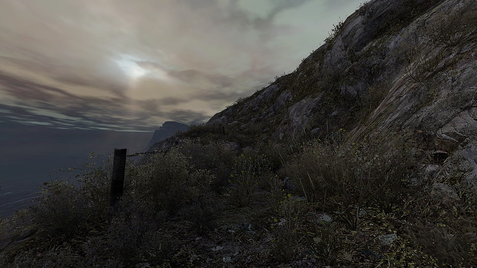 gray grass field, Dear Esther, Source Engine, entertainment, video games HD wallpaper