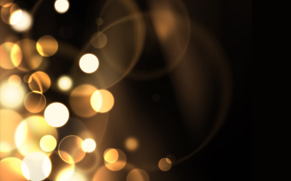vector, blurred, bokeh, shapes HD wallpaper