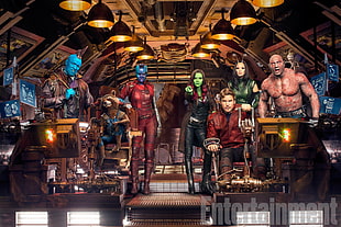 Marvel Guardians of the Galaxy poster, Guardians of the Galaxy Vol. 2, Star Lord, Gamora , Rocket Raccoon HD wallpaper